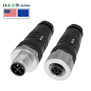 M12 <span class=keywords><strong>4</strong></span> <span class=keywords><strong>pin</strong></span> vít loại thẳng lĩnh vực lắp ráp cắm S mã không thấm nước IP67 Nam Nữ bán Nhựa dây nối - Product Image 6