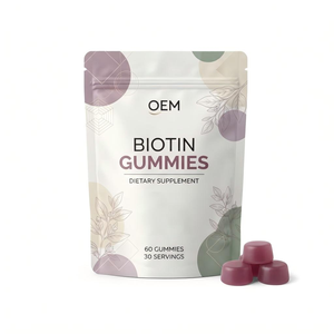 Gomitas de Biotina Premium OEM ODM 5000mcg, 60 Unidades, Venta al Por Mayor, Marca Privada, Directo de Fábrica - Product Image 1