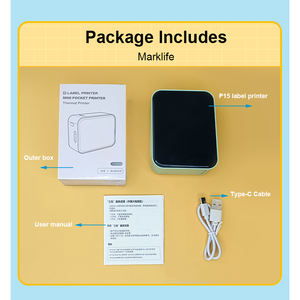 Imprimante thermique miniature MarkLife P15 de haute qualité, papier en rouleau de 15 mm, imprimante d'étiquettes portable en stock - Product Image 6