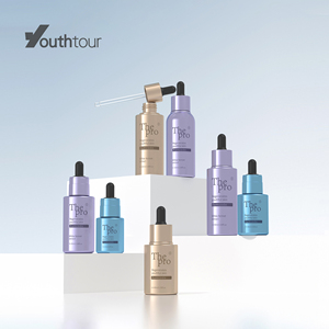 Botella Vacía de PETG para Aceite para el Cuidado de la Piel, Serie <span class=keywords><strong>YA</strong></span>, Personalizable, Negra, de 1/2 oz, 30 ml, 50 ml, Cilíndrica, para Cosméticos, Suero, Loción, con Gotero - Product Image 1