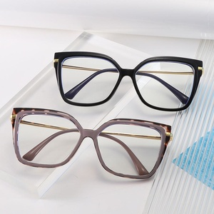 Nouvelles Lunettes Anti-Lumière Bleue Tendance 2025 – Monture Large Style Européen et Américain, Forme Œil <span class=keywords><strong>de</strong></span> Chat, Personnalité Féminine - Product Image 2