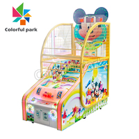 Parc coloré nouvelle machine de jeu à pièces de machine de basket-ball pour enfants Mickey de divertissement de haute qualité pour Offre Spéciale