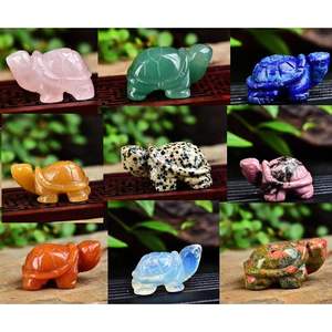 Varios tipos de tortugas de cristal natural talladas a mano al por mayor para fines decorativos y de juego - Product Image 5
