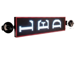 Nouveau produit Écran de bande LED P4 couleur pleine pour voiture Écran d'expression de la fenêtre arrière de la voiture Écran de sous-titres Écran publicitaire Alimentation USB - Product Image 5