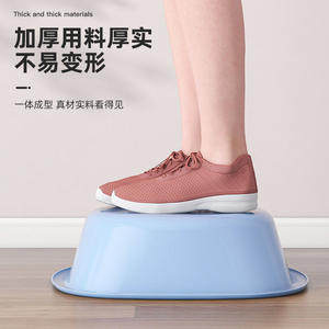 Bassin de lavage en plastique épaissi grande taille pour la maison, idéal pour le lavage du linge, les bains de pieds et l'utilisation pour bébé, portable - Product Image 1