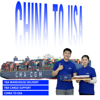 Transitaires maritimes pour l'exportation de marchandises commerciales de la Chine vers les États-Unis, fret maritime porte-à-porte LCL FCL, taxes payées, Amazon FBA, entrepôt 3PL, EXW FOB