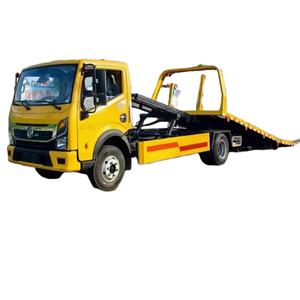 Bon marché, dépanneuse Dongfeng Euro 3 RHD, dépanneuse à plate-forme de recul de 4 tonnes, <span class=keywords><strong>remorquage</strong></span> deux véhicules de sauvetage routier <span class=keywords><strong>24</strong></span>/<span class=keywords><strong>7</strong></span> - Product Image 1