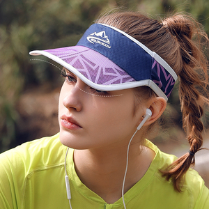 Topi Visor 72 Jam Custom Logo Anti Keringat untuk Olahraga Luar Ruangan, Pantai, Lari, Golf, untuk Wanita & Pria, Kontras Warna, Dapat Disesuaikan - Product Image 3