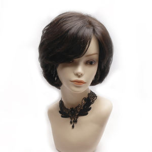 Peluca de Cabello Humano Ondulado de 7 Pulgadas, Estilo Bob, con Clip, Ligera, Diseño Coreano, Apta para Quimioterapia, de WIGTS Premium - Product Image 2