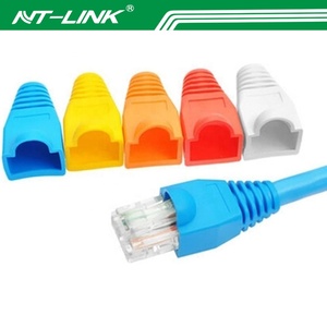 NT-LINK CAT5e/6 Ethernet Lan Network Cable <strong>RJ45</strong> Male Plug <strong>Connector</strong> Strain Relief Boot - Product Image 2