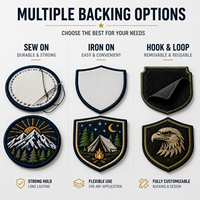 Insignias Bordadas Personalizadas, Insignia de Tela para Uniformes, Ropa y Gorras, Fabricante Mayorista OEM ODM