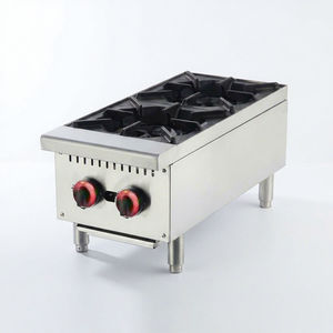 Ruitai Commerciële Gasfornuis 4-pits Hoog Rendement RVS Brander LPG/Aardgas Energiebesparend Gemakkelijk Reinigbaar - Product Image 3
