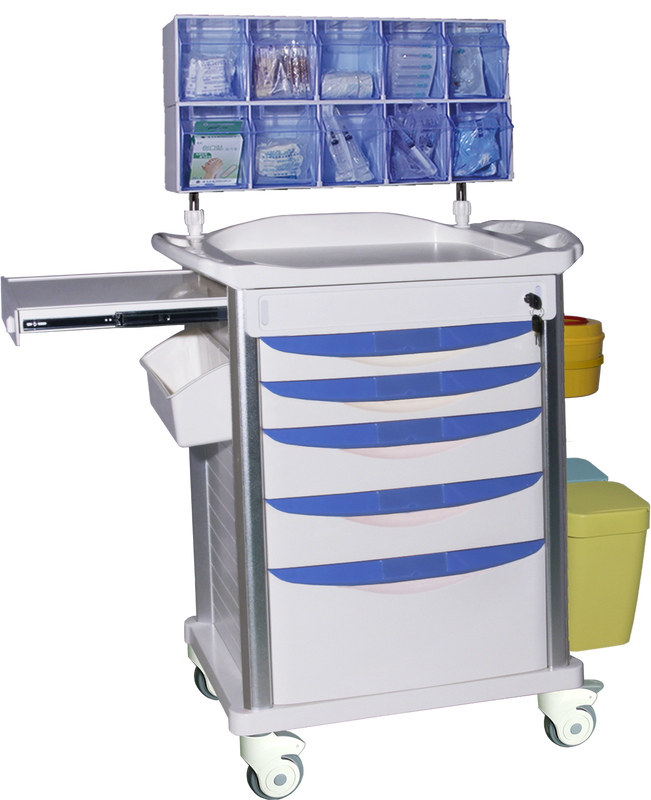 Hospital Medical Emergency Trolley ABS Patient