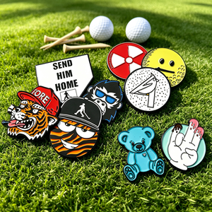Marqueurs de balle de <span class=keywords><strong>golf</strong></span> en alliage de zinc, personnalisés, luxueux, durables et imperméables, directement de l'usine - Product Image 5