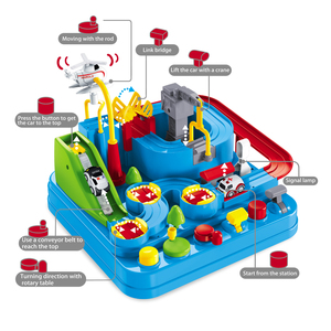 Jouet de course de Train pour enfants, ensemble de Train, idées de cadeaux, <span class=keywords><strong>jeu</strong></span> d'aventure en voiture - Product Image 4