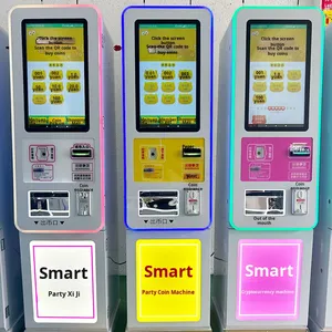 Máquina expendedora inteligente de monedas de doble metal, autoservicio, cambio automático, código de canje para arcade, monedas para compras grupales y membresía - Product Image 3
