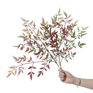 Bouquet de Nandina Domestica Artificielle Dream Castle, Feuillage en PVC, Décoration Intérieure - Product Image 2