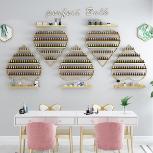 <b>Nail</b> art rack wall-mounted heart-shaped trendy display stand for <b>nail</b> polish glue display stand for <b>nail</b> art store wall-mounted - Product Image 2