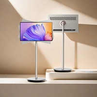 Smart TV rotative portable de 32 pouces, moniteur à écran tactile 4K UHD, montable pour la publicité à la maison/camping/bureau