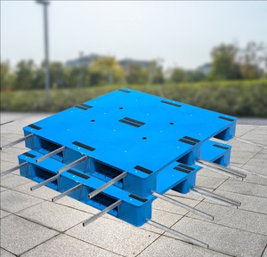 Manufacturer's Best-selling Heavy-duty Industrial Stackable Plastic <strong>Pallets</strong> Steel <strong>Bars</strong> - Product Image 1