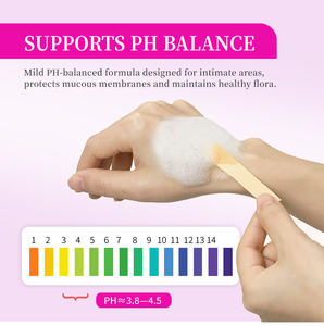 Prof.Ding vente en gros OEM anti-démangeaisons produits de lavage pour l'hygiène féminine contrôle des odeurs acide borique à base de plantes mousse de Yoni lavage antibactérien - Product Image 4