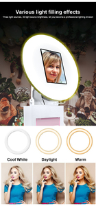 Prix d'usine le plus bas : Machine de photomaton avec écran de 37 pouces pour iPad et anneau lumineux RGB pour fêtes - Product Image 6
