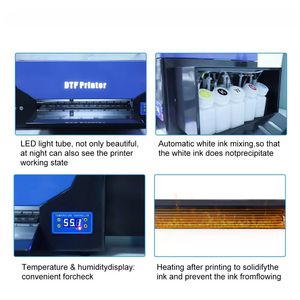 Impresora DTF Multicolor Automática de Tinta para Camisetas, Tamaño A3, Todo en Uno, Nueva R1390, con Horno - Product Image 5