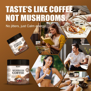 กาแฟออร์แกนิกผสมเห็ดหลินจือและเห็ดชากาสำเร็จรูปแบบผง สำหรับผู้ใหญ่ ช่วยเพิ่มสมาธิและเสริมภูมิคุ้มกัน ปริมาณ 5 กรัม รับผลิตแบบ OEM ODM และ Private Label - Product Image 5