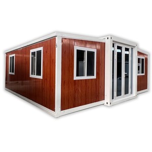 Maisons conteneurs <span class=keywords><strong>à</strong></span> double aile de haute qualité, maisons préfabriquées extensibles, maisons pliantes de la série avec salle de bain - Product Image 1