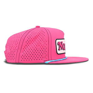 Tcap China 5 Panel <b>Flat</b> Brim Cap Waterproof Laser Cut Hole Perforated Snapback <b>Hat</b> - Product Image 3