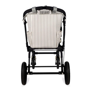 Bolsa de Pañales para Mamá, Organizador de Pañales para Viajes al Aire Libre, Bolsa de Bebé de Gran Capacidad, Bolsa de Cuero y Tela para Guardería, Bolsa Colgante para Mamá - Product Image 5