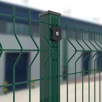 Yaqi YQ-033 3D Metallgeschweißter Drahtgitterzaun PVC-Beschichtet Gebogenes Design für Autobahn-Leitplanken Garteneinsatz 1,83 m Höhe Wasserdicht