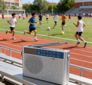 맞춤형 클래식 포켓 AM <span class=keywords><strong>FM</strong></span> 라디오 휴대용 미니 사이즈 접이식 금속 안테나 도매 선물용 라디오 - Product Image 5