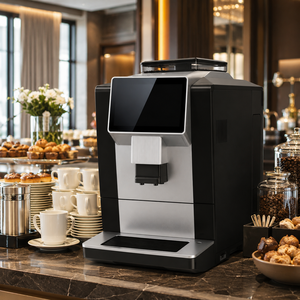 Professional 7-Inch Color Touchscreen WiFi Guided Maintenance 10-Drink <b>Fully</b> <b>Automatic</b> <b>Coffee</b> <b>Machine</b> - Product Image 1