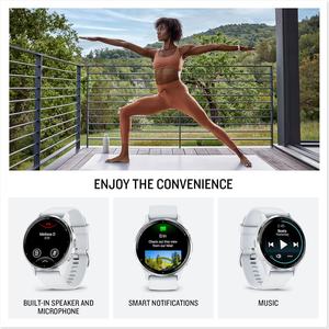 Reloj Inteligente GPS Garmin Venu 3 S para Deporte y Salud, Dorado Pequeño con Correa Color Marfil, Resistente al Agua - Product Image 4