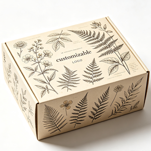 Scatola in Cartoncino Bianco con Illustrazioni di Herbario Antico, Divisorio Interno Personalizzato e UV Spot per <span class=keywords><strong>Confezioni</strong></span> di Prodotti Naturali e Artigianali - Product Image 2