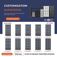 Armoire de bureau élégante en métal à 4 portes en forme de Z avec finition grain de bois, dotée d'un verrou à clé, idéale pour les salles de direction - Fournisseur en gros