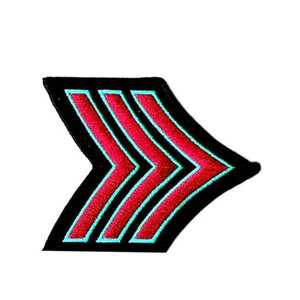 Best Supplier Heavy Duty Embroidered Uniform Chevron Stripes Custom Made Uniform Chevron Patches With Low MOQ - Product Image 2