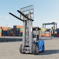 Forklift Listrik Liftron CPD30L 3 Ton untuk Transfer Kargo Pabrik dan Peralatan Penanganan Material Lainnya