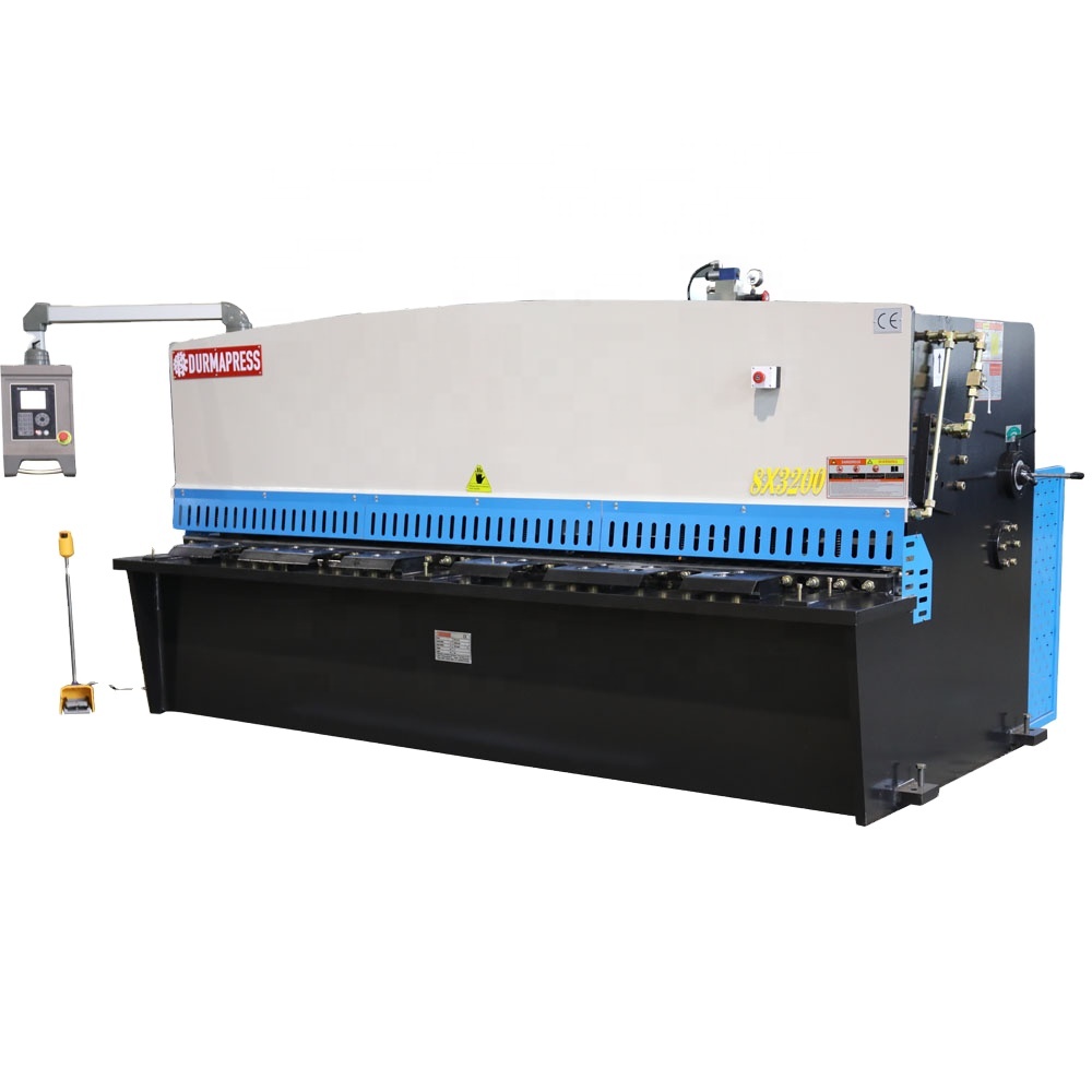 reliable QC12Y hydraulic shearing machine shear cutting with e21s controller systerm