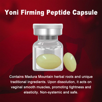 XINHEYU Capsules de peptides raffermissantes Yoni, hydratant vaginal resserrant, sans œstrogène, herbes naturelles, amélioration de la libido, effet lubrifiant