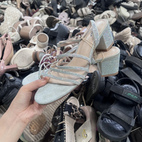 Sandales d'été pour femmes S14 de haute qualité, styles variés, chaussures d'occasion, vente en gros en balles, excellentes options de stock