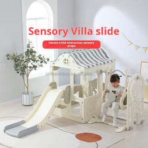 Produits chauds durable ménage multi-fonctionnel jouet toboggan maison de jeu intérieur enfants toboggan en plastique - Product Image 1