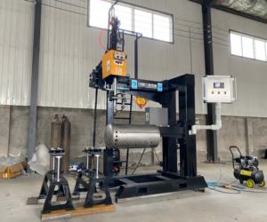 Port <span class=keywords><strong>d</strong></span>'entrée de sortie de tuyau de réservoir de cylindre de soudage automatique - Product Image 5