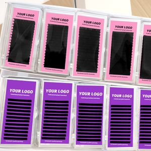 Miếng nối mi Yelix New Smaller Spacing 4D 0.07 0.10mm Cashmere, mi nối dễ tạo quạt, kiểu dáng chữ C, mi nối dạng W, khay mi - Product Image 6