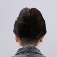 Sombrero Ruso de Piel de Visón para Hombre, Estilo Ushanka, Cálido para Invierno, Listo para Enviar