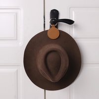 Vente en gros de pinces et chapeaux réglables en cuir PU pour sac de voyage marqueur de golf personnalisé pince à chapeau magnétique