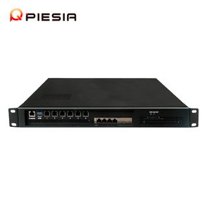 Piesia 1u Firewall Appliance I3 I5 I7 DDR4 Network Appliance 1u Server Case 2 * COM 6 * Lan Linux <span class=keywords><strong>Pfsense</strong></span> Firewall Router Mini PC - Product Image 2