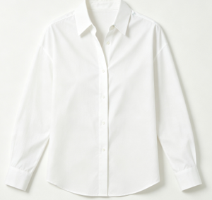 レディースフレンチスタイルカジュアル長袖ホワイトコート無地織りボタンフロント春レイヤードシンプルデザイン - Product Image 1