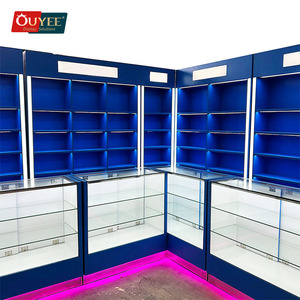 Cao cấp tùy chỉnh khói cửa hàng khói cửa hàng pha chế hiển thị kính hiển thị cho truy cập khói cửa hàng - Product Image 3